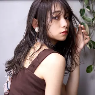 ロング パーマ misa🫧ナチュラ ル縮毛矯正/髪質改善のヘアスタイル