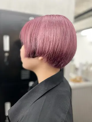 ショート カラー 透明感カラー特化🫧 🦋栗原🦋のヘアスタイル