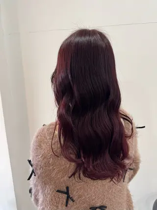 ロング カラー 尾崎 ひなののヘアスタイル