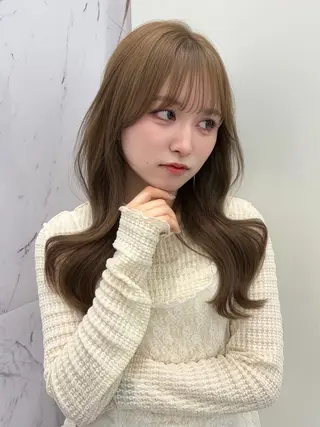 セミロング カラー ParveMix ♡白神みやびのヘアスタイル