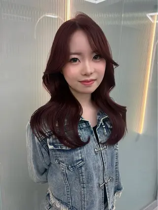 セミロング 楠田 美空のヘアスタイル