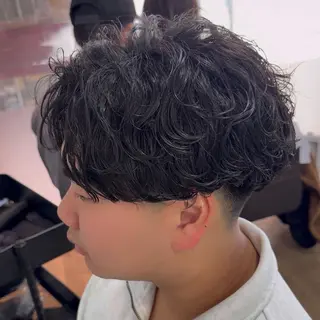 パーマ メンズ メンズパーマ/メンズ カット/たばたよしきのヘアスタイル