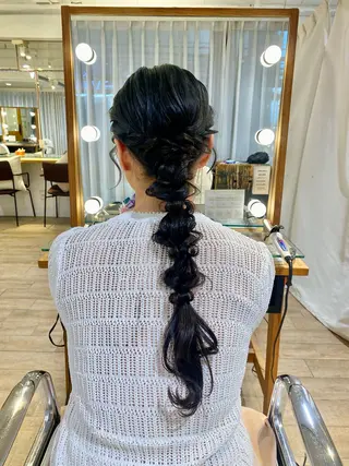 ロング ヘアアレンジ 金谷 美幸のヘアスタイル