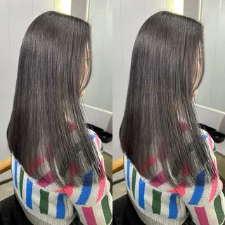 ロング カラー 髪質改善🩵縮毛矯正 代々木/木下のヘアスタイル