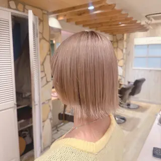 ショート カラー 柳川瑠衣菜 EIGHT/新宿のヘアスタイル
