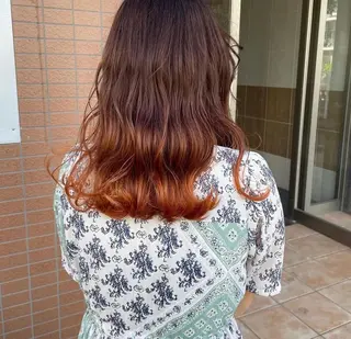 セミロング カラー Blanco Color&Careのヘアスタイル
