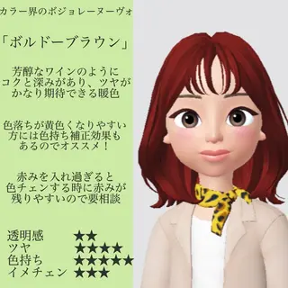 セミロング カラー マツエク・マツパ ハイトーンボブ 前田 表参道　グレージュのヘアスタイル