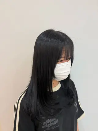 カラー 阿部 柚月のヘアスタイル