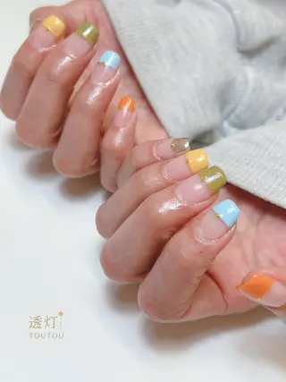 ネイル 透灯 TOUTOU 🪄のネイルデザイン