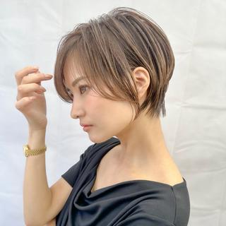ショート カラー 韓国💞艶カラー/ 髪質改善/ハルカ🌙のヘアスタイル