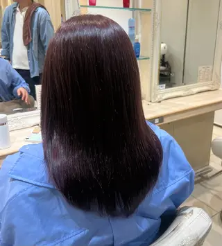 カラー モデル様募集中 🤍𐙚アンジュのヘアスタイル