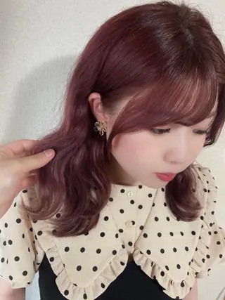 セミロング 武田 悠生乃のヘアスタイル