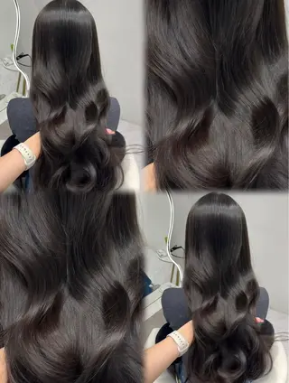 セミロング ケアブリーチ🌺 透明感🪽とわのヘアスタイル