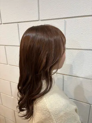 ロング カラー 平野 礼のヘアスタイル