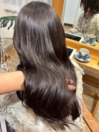 ロング カラー RINNO🌷透明感 カラー/髪質改善のヘアスタイル