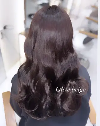ロング カラー 艶髪・透明感カラー・ 韓国ヘア・Yuriのヘアスタイル