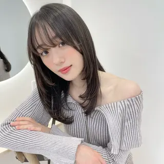 セミロング カラー むらた あさのマツエク・マツパデザイン