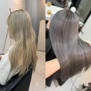 ロング 岡留 愛美のヘアスタイル