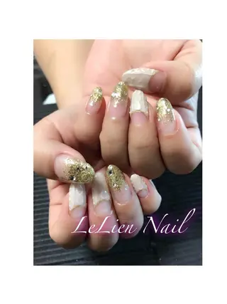 ネイル モチの良さ◉ フィルインネイル♡のネイルデザイン