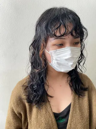 セミロング フレンチボブパーマ Yuukiのヘアスタイル
