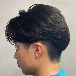 ミディアム パーマ ヘアアレンジ メンズ fifth 石川 凪のヘアスタイル