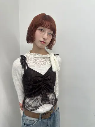 カラー はらだ みはるのヘアスタイル