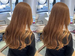 ロング カラー ayaka🫧 梅田ダブルカラーのヘアスタイル