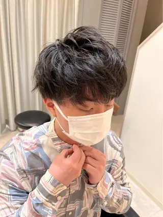 ショート メンズ 嶋野 貴仁のヘアスタイル