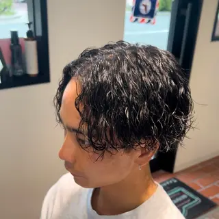 パーマ メンズ メンズサロンGRIT 店長 深山一平のヘアスタイル