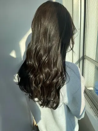ロング カラー 大人ボブと似合 わせカラー/馬場 翼のヘアスタイル