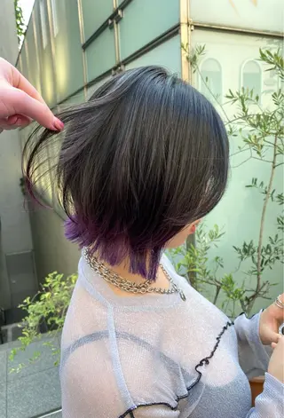 ミディアム 関 日葉里のヘアスタイル