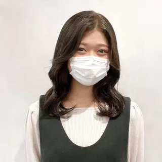 ミディアム カラー 🩵ブリーチカラー MIORI🩵のヘアスタイル