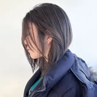 ミディアム カラー 艶カラー🫧 猿渡 響のヘアスタイル