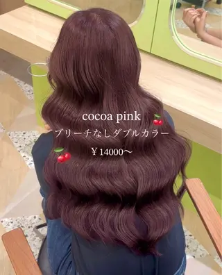 カラー yuka♡/暖色系/ ブリーチなしWカラーのヘアスタイル