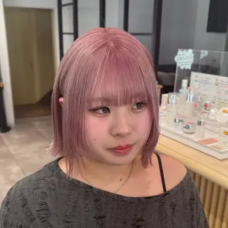 カラー 韓国ヘア AINA🐱のヘアスタイル