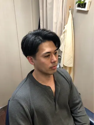セミロング 大平 豪のヘアスタイル