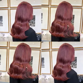 セミロング カラー カジュアルを女っぽく 𝗮𝘆𝗮𝗰𝗼のヘアスタイル