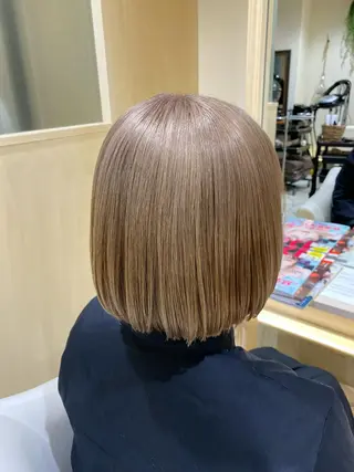 ショート カラー パーマ/髪質改善 【榎本千夏】のヘアスタイル