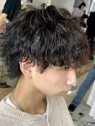 パーマ メンズ カット🔥パーマ特化 fifthりょう🔥のヘアスタイル