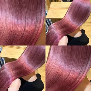 ロング カラー 👑髪質改善Wカラー 👑アユカのヘアスタイル