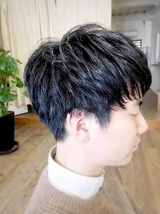 ショート パーマ メンズ nest のヘアスタイル