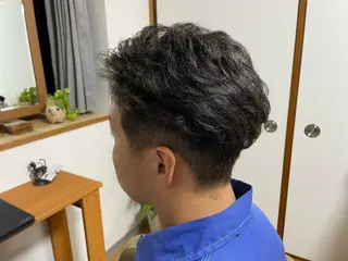 ショート パーマ メンズ Yuki @美容室あのんのヘアスタイル