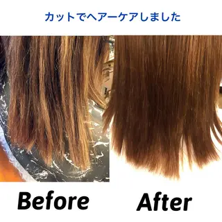 ミディアム FUTAGAMI KENICHIのヘアスタイル