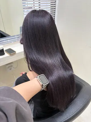 ミディアム カラー ヘアアレンジ 💟RINNA 艶カラー💟のヘアスタイル