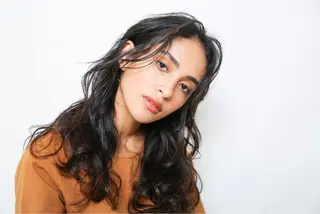 セミロング パーマ 髪質改善/イルミナ/ 城崎のヘアスタイル