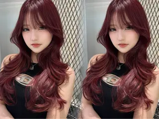 ロング カラー レイヤー/縮毛矯正 マスター✨️タケルのヘアスタイル