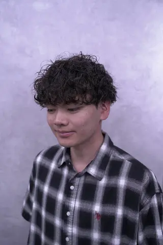 メンズ メンズ特化 石田はるむのヘアスタイル