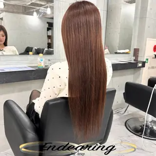 カラー Endearing 銀座/レイヤーカットのヘアスタイル