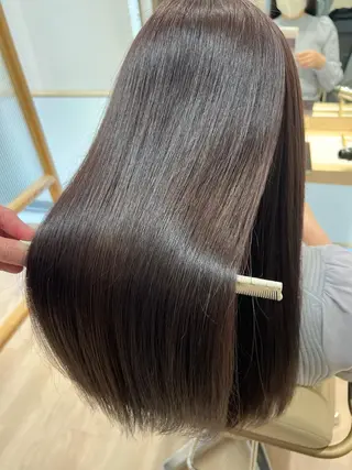 ロング カラー 外国人対応 佐久間のヘアスタイル