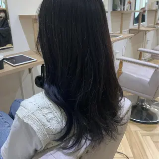 セミロング 韓国ヘア&ショート ボブ💜桑原のヘアスタイル